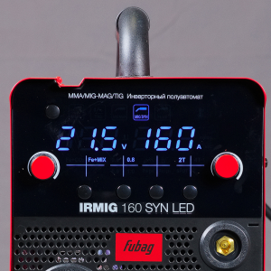 Сварочный полуавтомат FUBAG IRMIG 160 SYN LED (с горелкой 150А в комплекте) в Тамбове фото