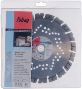 Алмазный отрезной диск FUBAG Бетон Экстра (Beton Extra) D230 мм / 22,2 мм по бетону в Тамбове фото