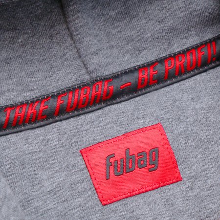 Серо-красная толстовка Fubag с капюшоном  размер M в Тамбове фото