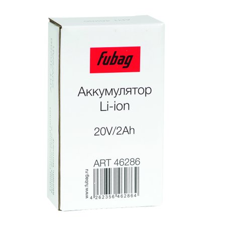Аккумуляторная батарея FLI5S1P1202 Li-ion к бензиновым газонокосилкам FUBAG с электростартером и минирайдеру (20V/2Ah) в Тамбове фото