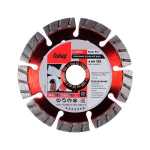 Алмазный отрезной диск FUBAG Stein Pro D125 мм/ 22.2 мм по камню в Тамбове фото