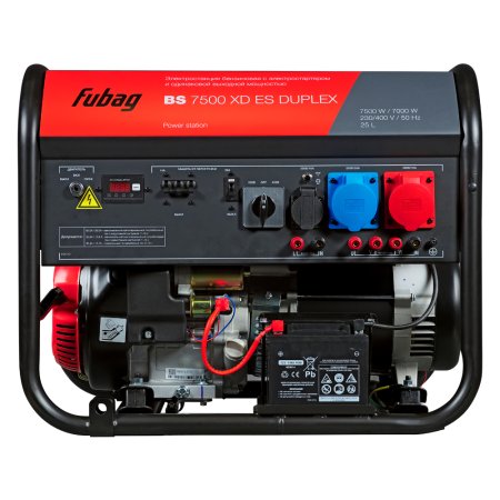 Бензиновый генератор FUBAG BS 7500 XD ES DUPLEX в Тамбове фото
