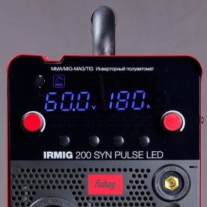Сварочный полуавтомат FUBAG IRMIG 200 SYN ПУЛЬС (PULSE) LED с горелкой 250 А в комплекте в Тамбове фото