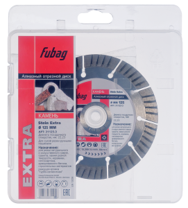 Алмазный отрезной диск FUBAG Камень Экстра (Stein Extra) D125 мм / 22,2 мм по камню в Тамбове фото