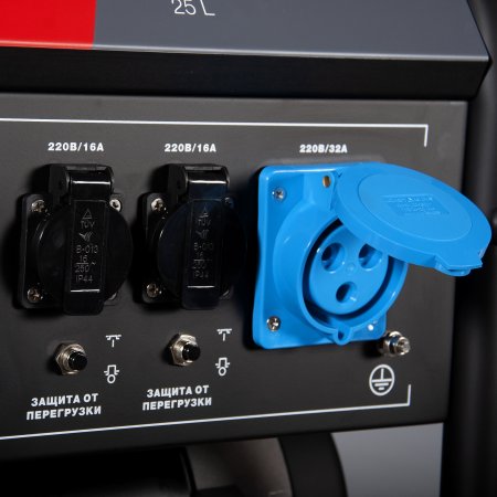 Бензиновый генератор с электростартером и коннектором автоматики FUBAG BS 7500 A ES в Тамбове фото