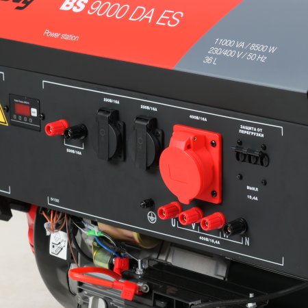 Бензиновый генератор FUBAG BS 9000 DA ES (трехфазный) с электростартером и коннектором автоматики в Тамбове фото