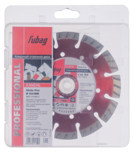Алмазный отрезной диск FUBAG Камень Про (Stein Pro) D150 мм / 22,2 мм по камню в Тамбове фото
