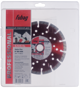 Алмазный отрезной диск FUBAG Камень Про (Stein Pro) D180 мм / 22,2 мм по камню в Тамбове фото