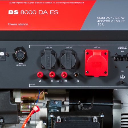 Бензиновый генератор FUBAG BS 8000 DA ES (трехфазный) с электростартером и коннектором автоматики в Тамбове фото