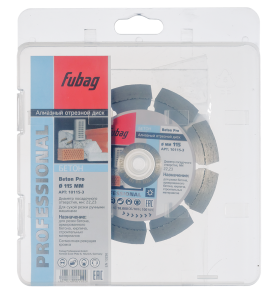 Алмазный отрезной диск FUBAG Бетон Экстра (Beton Extra) D115 мм / 22,2 мм по бетону в Тамбове фото