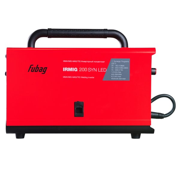 Полуавтомат сварочный инверторный FUBAG IRMIG 200 SYN LED + Маска сварщика Хамелеон FUBAG IR 4-13G M в ПОДАРОК в Тамбове фото