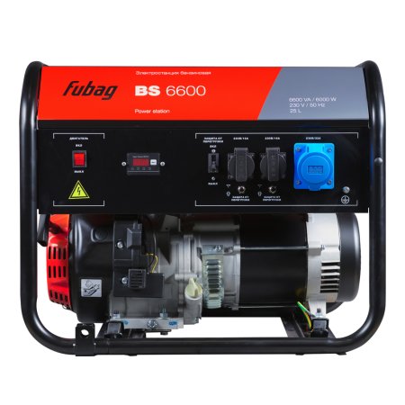 Бензиновый генератор FUBAG BS 6600 + Комплект колес и ручек + Масло моторное FUBAG Extra в ПОДАРОК в Тамбове фото