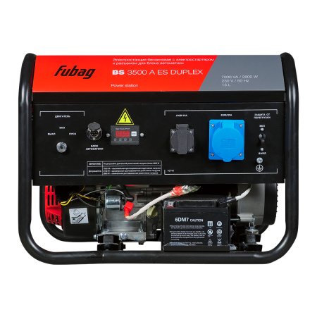 Бензиновый генератор FUBAG BS 3500 A ES DUPLEX в Тамбове фото