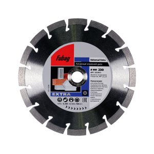 Алмазный отрезной диск FUBAG Universal Extra_ диам. 230/22.2 в Тамбове фото