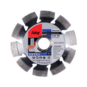 Алмазный отрезной диск FUBAG Universal Extra D125 мм/ 22.2 мм в Тамбове фото
