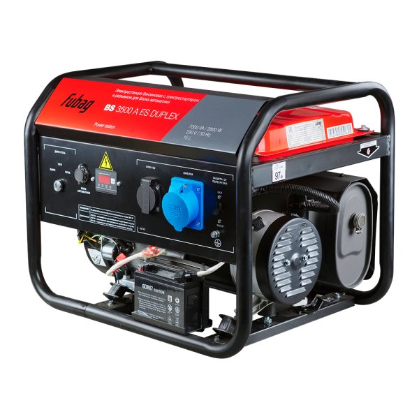 Бензиновый генератор FUBAG BS 3500 A ES DUPLEX в Тамбове фото